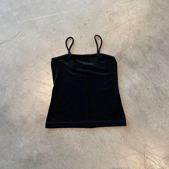 90s Velvet Grunge Fairy Whimsy Goth cami by BCBGMaxazria Size small - Picture 2 of 4